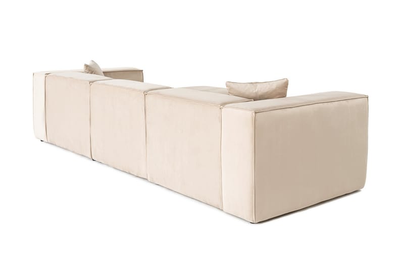 Kaolins Soffa med Divan 3-sits - Cream - Möbler - Soffa - Divansoffor & schäslongsoffa