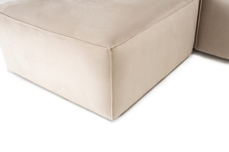 Kaolins Soffa med Divan 3-sits - Cream - Möbler - Soffa - Divansoffor & schäslongsoffa