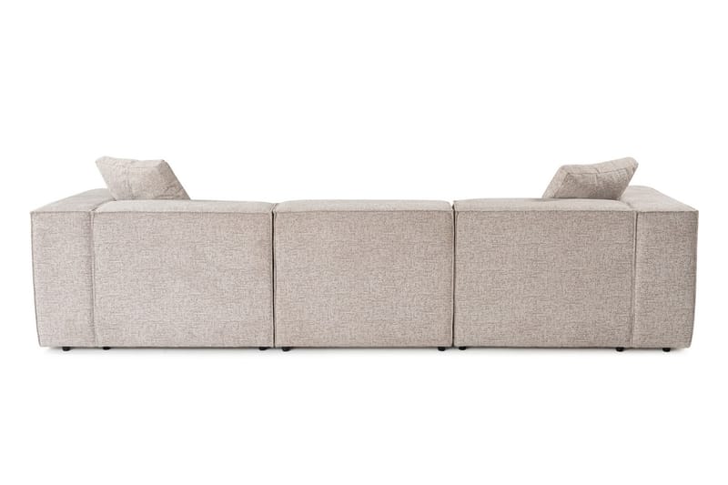 Kaolins Soffa med Divan 3-sits - Mocha - Möbler - Soffa - Divansoffor & schäslongsoffa