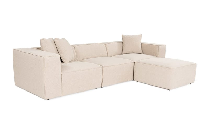 Kaolins Soffa med Divan 3-sits - Peach - Möbler - Soffa - Divansoffor & schäslongsoffa