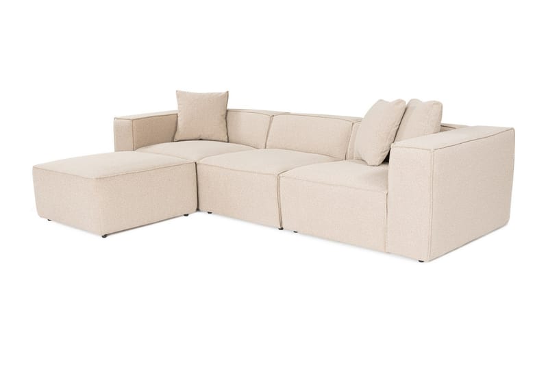 Kaolins Soffa med Divan 3-sits - Peach - Möbler - Soffa - Divansoffor & schäslongsoffa