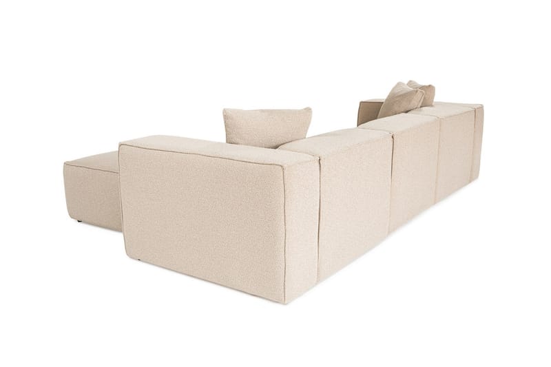 Kaolins Soffa med Divan 3-sits - Peach - Möbler - Soffa - Divansoffor & schäslongsoffa