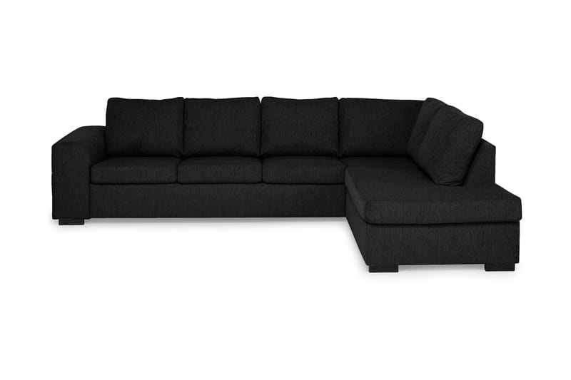 Link 4-sits Soffa med Schäslong Höger - Svart - Möbler - Soffa - Divansoffor & schäslongsoffa