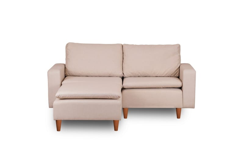 Lungo Soffa m. Divan 4-sits - Beige - Möbler - Soffa - Divansoffor & schäslongsoffa