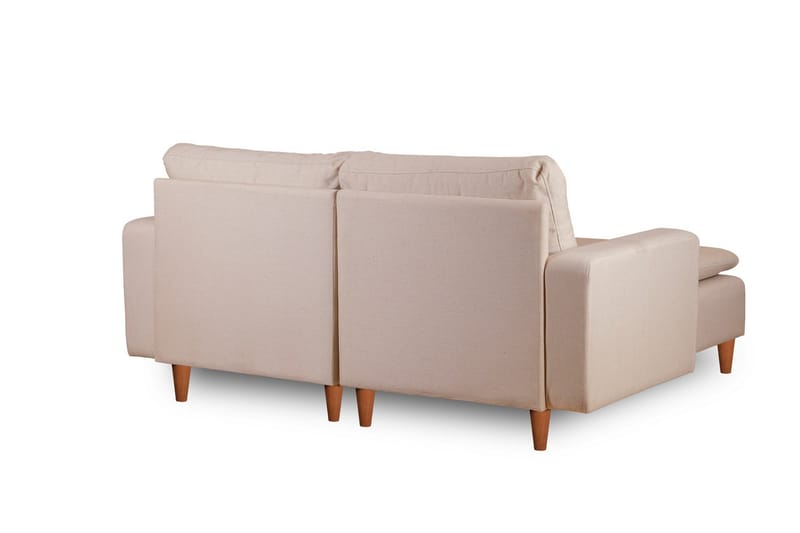 Lungo Soffa m. Divan 4-sits - Beige - Divansoffor & schäslongsoffa - 4 sits soffa med divan