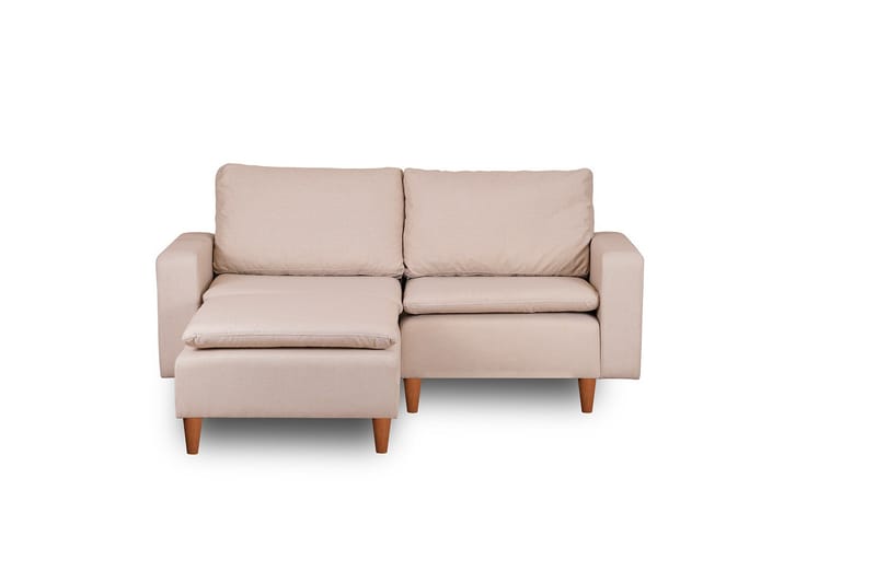 Lungo Soffa m. Divan 4-sits - Beige - Divansoffor & schäslongsoffa - 4 sits soffa med divan