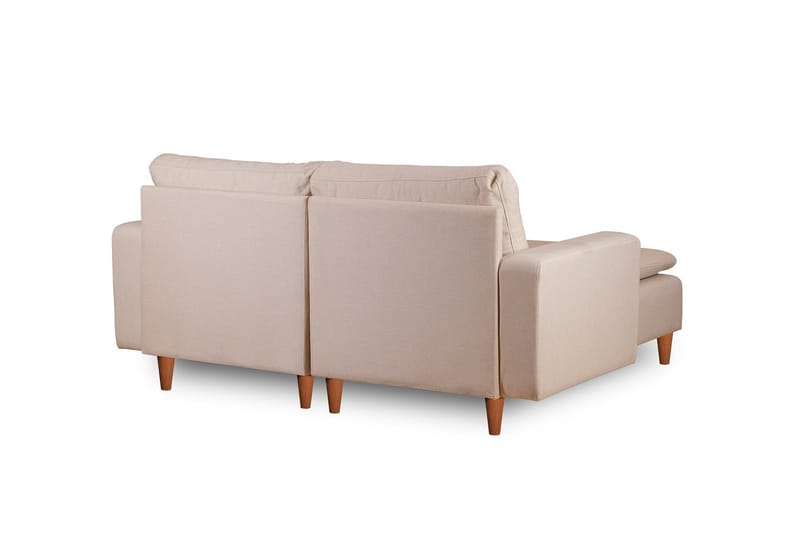 Lungo Soffa m. Divan 4-sits - Beige - Divansoffor & schäslongsoffa - 4 sits soffa med divan