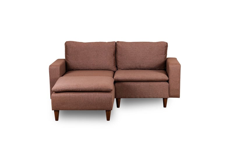 Lungo Soffa m. Divan 4-sits - Ljusbrun - Möbler - Soffa - Divansoffor & schäslongsoffa