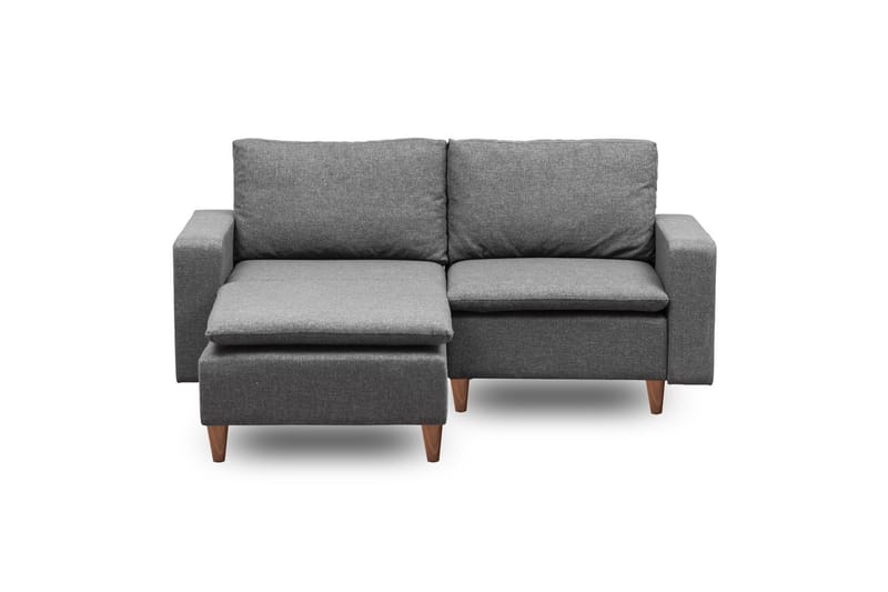 Lungo Soffa m. Divan 4-sits - Mörkgrå - Möbler - Soffa - Divansoffor & schäslongsoffa