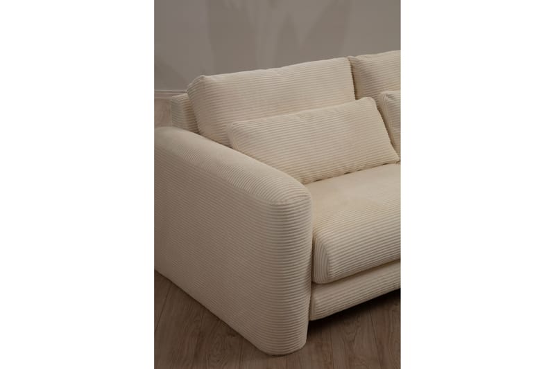 Makhan Soffa m. Divan 3-sits - Beige - Divansoffor & schäslongsoffa - 3 sits soffa med divan