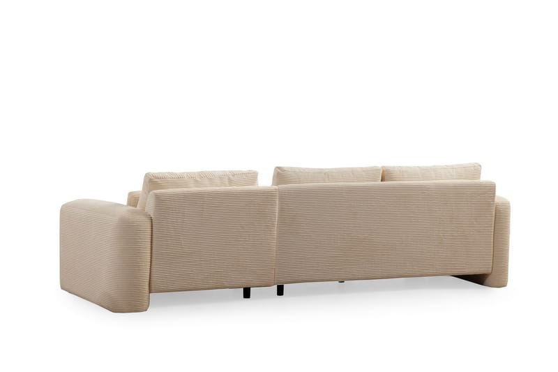 Makhan Soffa m. Divan 3-sits - Beige - Divansoffor & schäslongsoffa - 3 sits soffa med divan