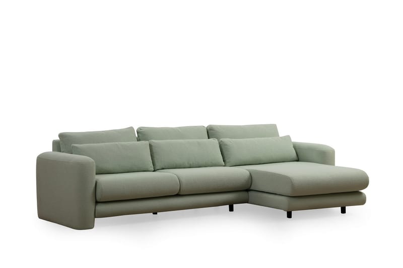 Makhan Soffa m. Divan 3-sits - Grön - Möbler - Soffa - Divansoffor & schäslongsoffa