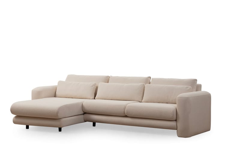 Makhan Soffa m. Divan 3-sits - Ljusbeige - Divansoffor & schäslongsoffa - 3 sits soffa med divan