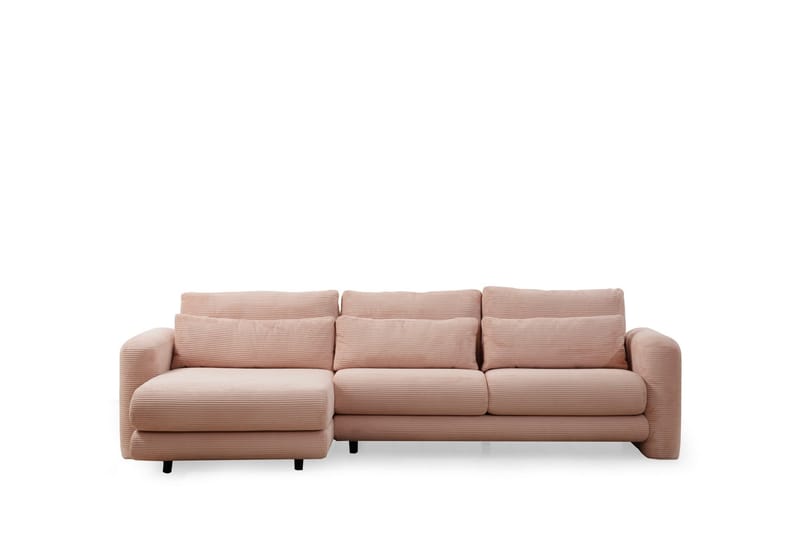 Makhan Soffa m. Divan 3-sits - Rosa - Möbler - Soffa - Divansoffor & schäslongsoffa