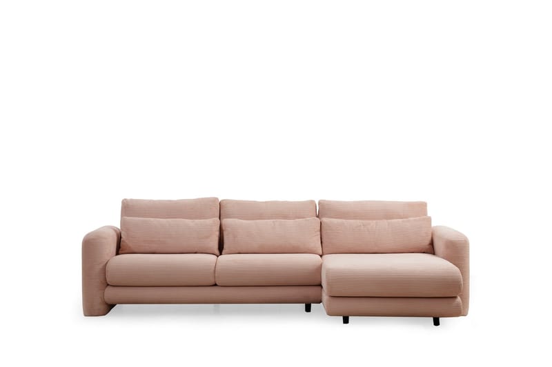 Makhan Soffa m. Divan 3-sits - Rosa - Möbler - Soffa - Divansoffor & schäslongsoffa