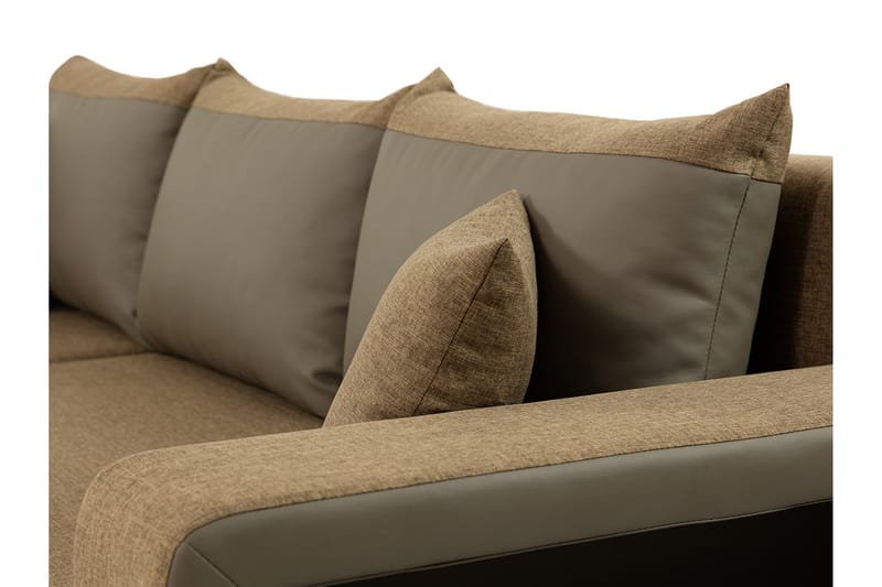 Marheim Soffa med Divan 3-sits - Beige - Möbler - Soffa - Divansoffor & schäslongsoffa