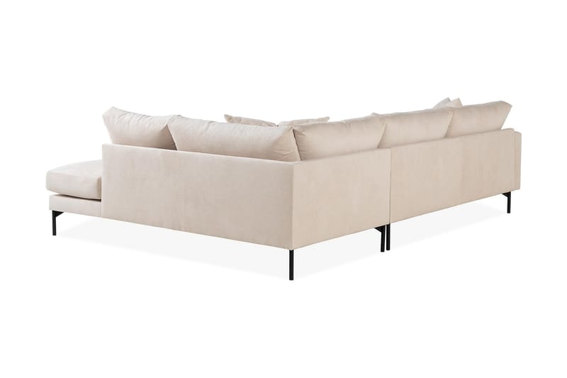 Menard 3 sits L Soffa Manchester med Schäslong Höger - Ljus Beige / Natur - Möbler - Soffa - Divansoffor & schäslongsoffa