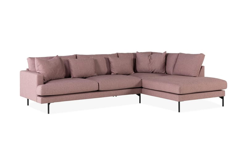 Menard 3-sits Soffa med Schäslong Höger - Lila - Möbler - Soffa - Divansoffor & schäslongsoffa