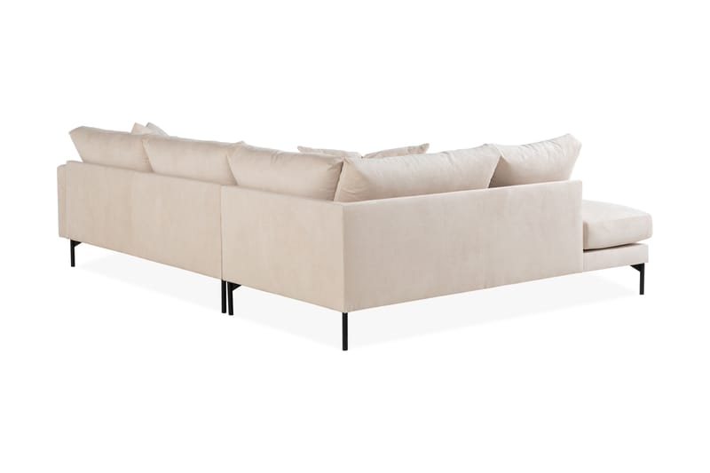 Menard 4-sits L Soffa Manchester med Schäslong Vänster - Ljus Beige / Natur - Möbler - Soffa - Divansoffor & schäslongsoffa