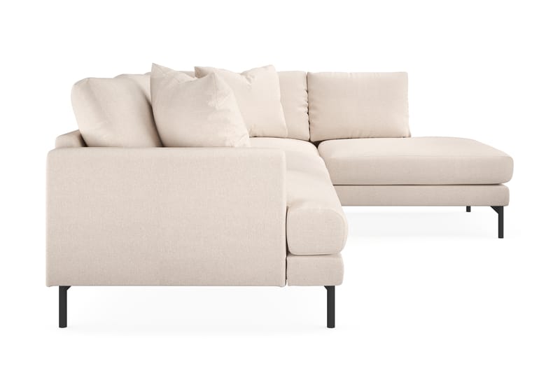 Menard 4-sits L Soffa med Schäslong Höger - Ljus Beige / Natur - Möbler - Soffa - Divansoffor & schäslongsoffa