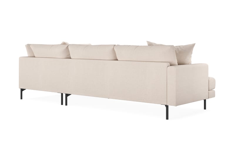 Menard 4-sits L Soffa med Schäslong Höger - Ljus Beige / Natur - Möbler - Soffa - Divansoffor & schäslongsoffa