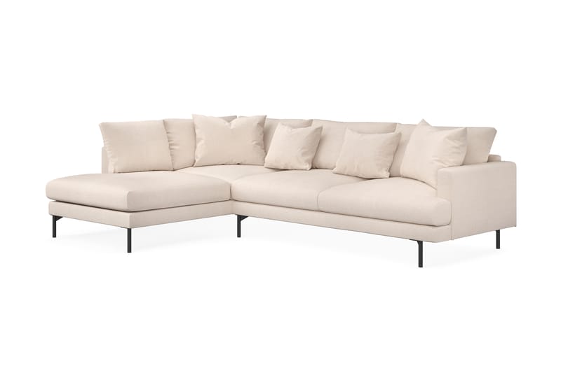 Menard 4-sits L Soffa med Schäslong Vänster - Ljus Beige / Natur - Möbler - Soffa - Divansoffor & schäslongsoffa