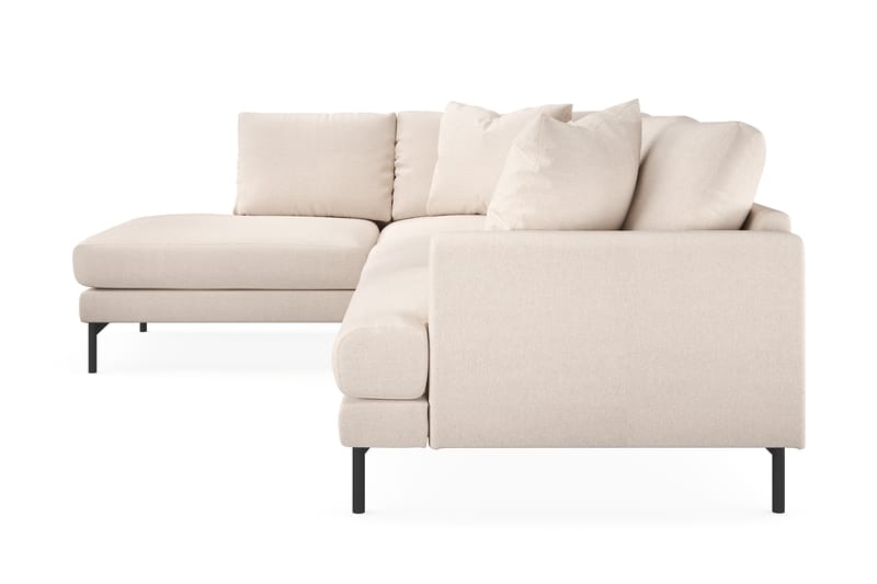 Menard 4-sits L Soffa med Schäslong Vänster - Ljus Beige / Natur - Möbler - Soffa - Divansoffor & schäslongsoffa