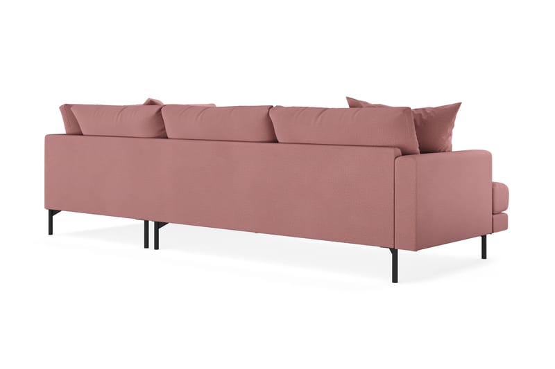 Menard 4-sits Soffa med Schäslong Höger - Rosa - Möbler - Soffa - Divansoffor & schäslongsoffa