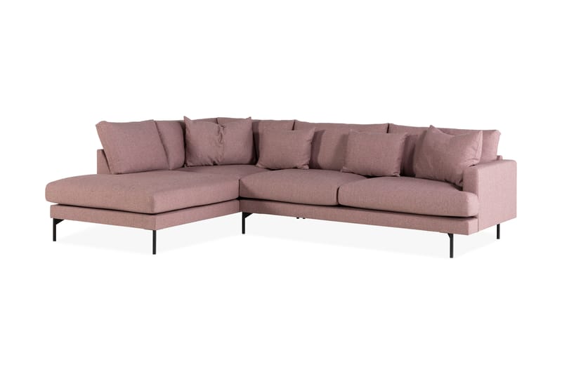 Menard 4-sits Soffa med Schäslong Vänster - Lila - Möbler - Soffa - Divansoffor & schäslongsoffa