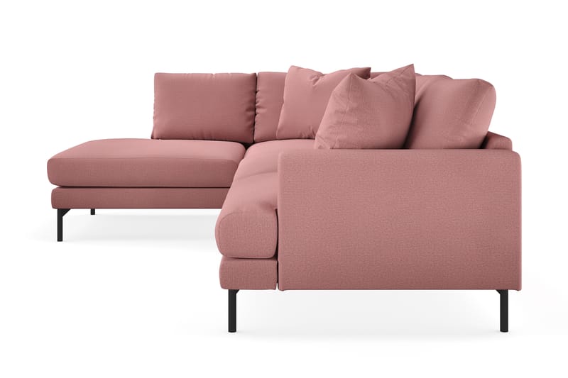 Menard 4-sits Soffa med Schäslong Vänster - Rosa - Möbler - Soffa - Divansoffor & schäslongsoffa