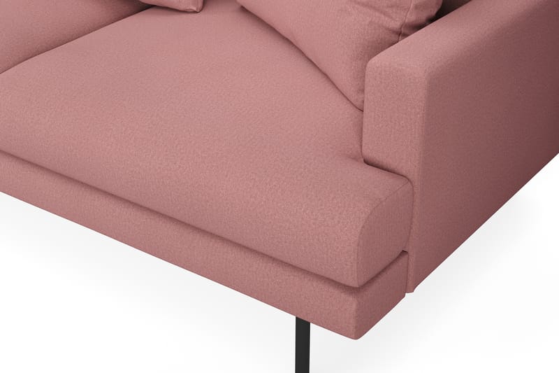 Menard 4-sits Soffa med Schäslong Vänster - Rosa - Möbler - Soffa - Divansoffor & schäslongsoffa