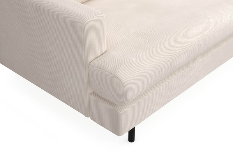 Menard Compact 3-sits Soffa m. Divan Höger - Beige - Möbler - Soffa - Divansoffor & schäslongsoffa