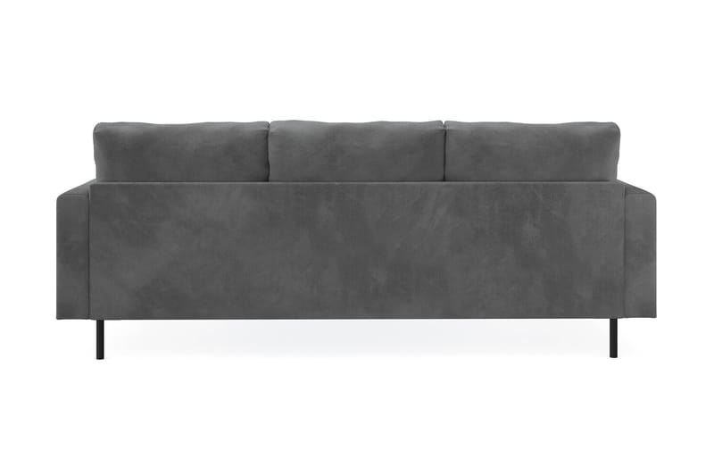 Menard Compact  3-sits Soffa m. Divan Höger - Grå - Möbler - Soffa - Divansoffor & schäslongsoffa