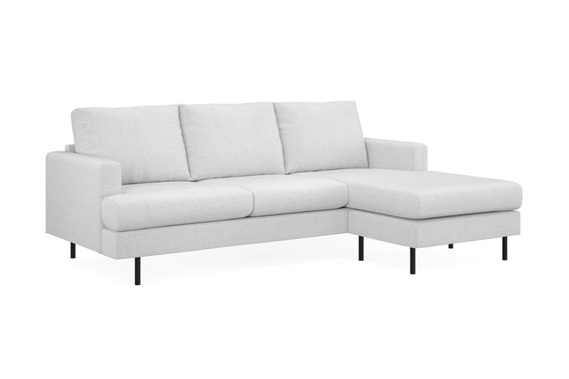 Menard Compact 3-sits Soffa m. Divan Höger - Ljusgrå - Möbler - Soffa - Divansoffor & schäslongsoffa