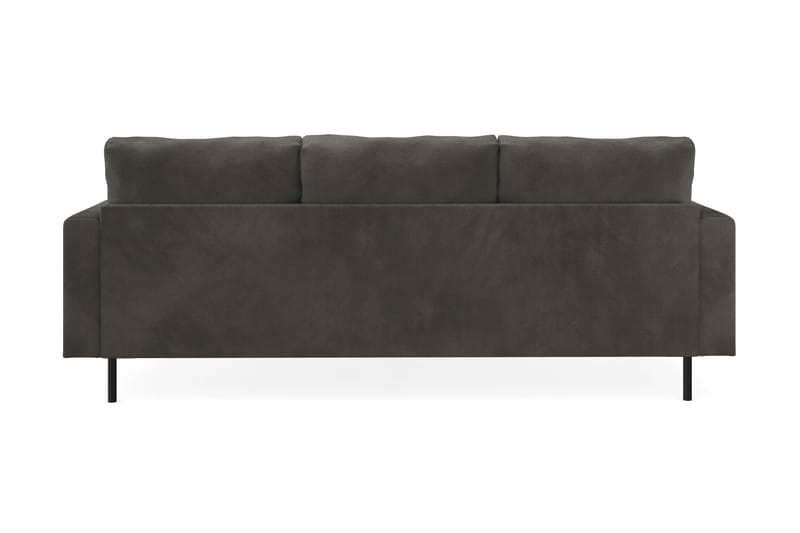 Menard Compact 3-sits Soffa m. Divan Höger - Mörkgrå - Möbler - Soffa - Divansoffor & schäslongsoffa