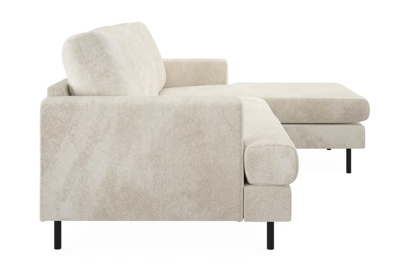 Menard Compact 3-sits Soffa m. Divan Höger - Vit - Möbler - Soffa - Divansoffor & schäslongsoffa