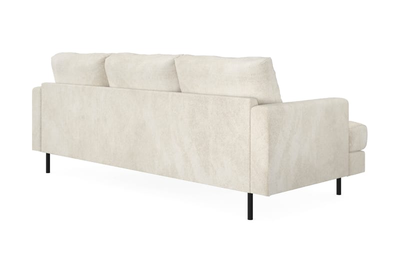 Menard Compact 3-sits Soffa m. Divan Höger - Vit - Möbler - Soffa - Divansoffor & schäslongsoffa