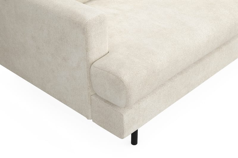 Menard Compact 3-sits Soffa m. Divan Höger - Vit - Möbler - Soffa - Divansoffor & schäslongsoffa