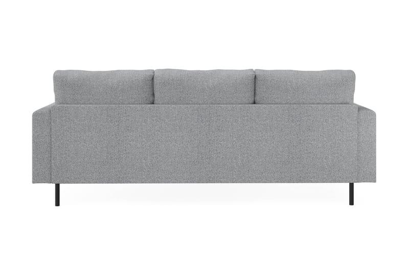 Menard Compact 3-sits Soffa med Divan Höger - Grå - Möbler - Soffa - Divansoffor & schäslongsoffa