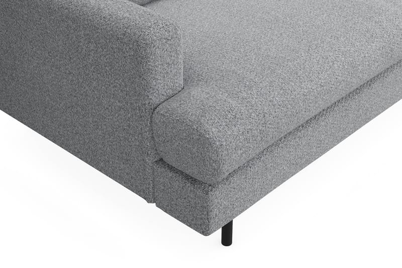 Menard Compact 3-sits Soffa med Divan Höger - Grå - Möbler - Soffa - Divansoffor & schäslongsoffa