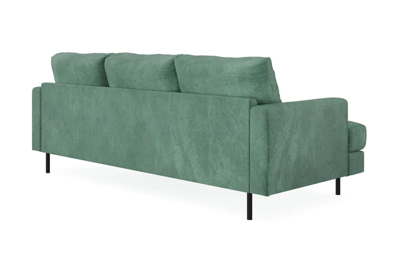 Menard Compact 3-sits Soffa med Divan Höger - Grön - Möbler - Soffa - Divansoffor & schäslongsoffa