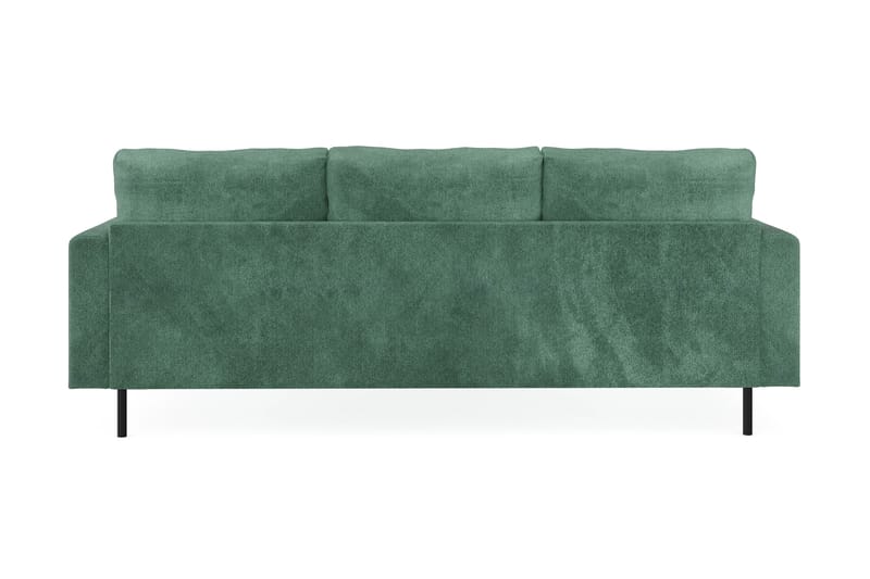 Menard Compact 3-sits Soffa med Divan Höger - Grön - Möbler - Soffa - Divansoffor & schäslongsoffa