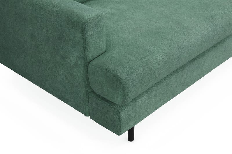 Menard Compact 3-sits Soffa med Divan Höger - Grön - Möbler - Soffa - Divansoffor & schäslongsoffa