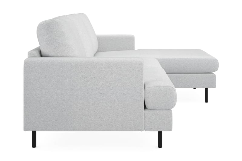 Menard Compact 3-sits Soffa med Divan Höger - Ljusgrå - Möbler - Soffa - Divansoffor & schäslongsoffa