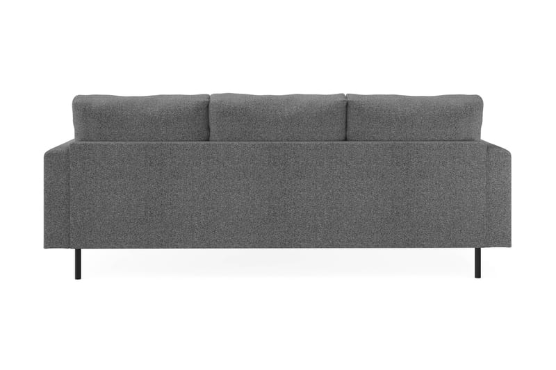 Menard Compact 3-sits Soffa med Divan Höger - Mörkgrå - Möbler - Soffa - Divansoffor & schäslongsoffa