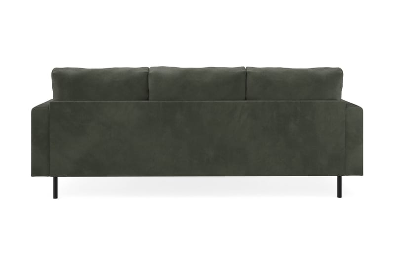 Menard Compact 3-sits Soffa med Divan Höger - Mörkgrön - Möbler - Soffa - Divansoffor & schäslongsoffa