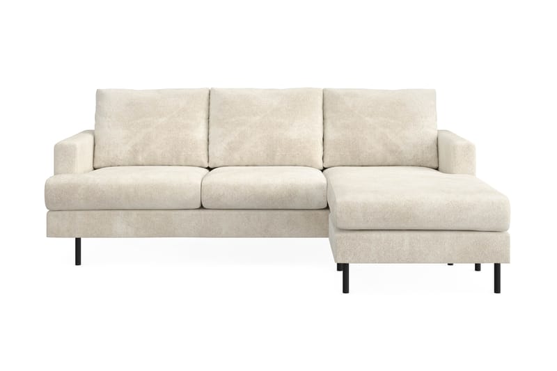 Menard Compact 3-sits Soffa med Divan Höger - Vit - Möbler - Soffa - Divansoffor & schäslongsoffa