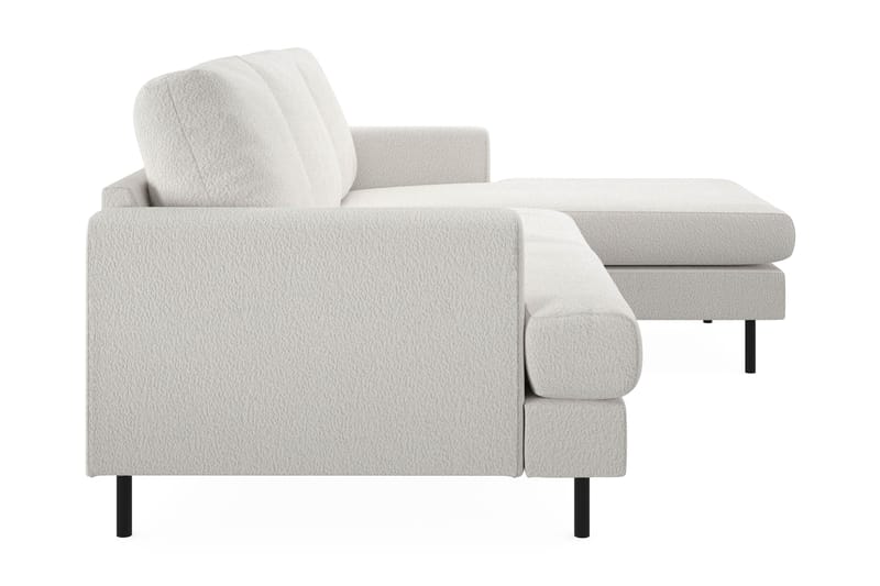 Menard Compact 3-sits Soffa med Divan Höger - Vit - Möbler - Soffa - Divansoffor & schäslongsoffa