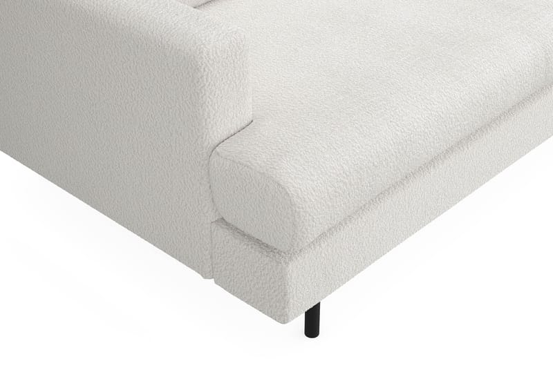 Menard Compact 3-sits Soffa med Divan Höger - Vit - Möbler - Soffa - Divansoffor & schäslongsoffa