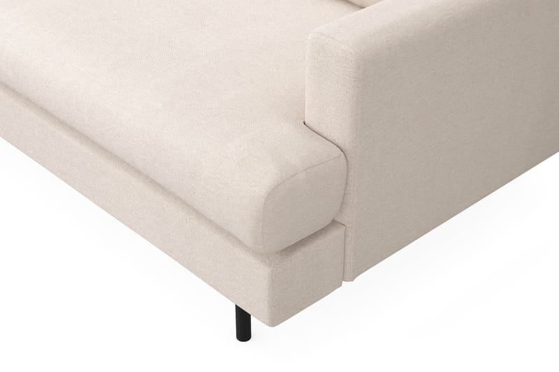 Menard Compact 3-sits Soffa med Divan Vänster - Beige - Möbler - Soffa - Divansoffor & schäslongsoffa